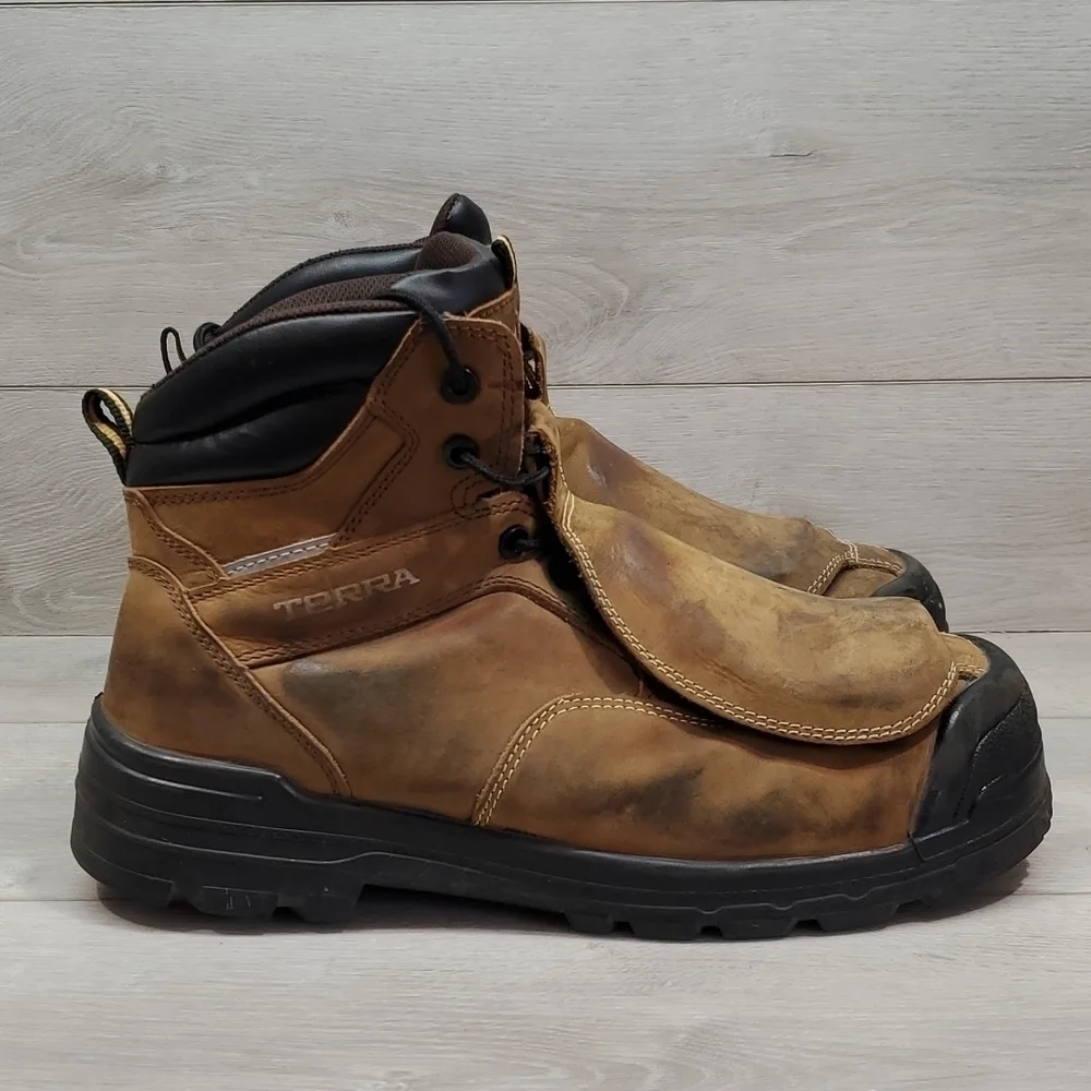 Terra Mens Work Safty Welding Boots shoes sz 12